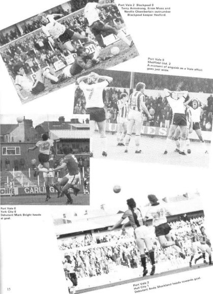 1982 Port Vale souvenir programme