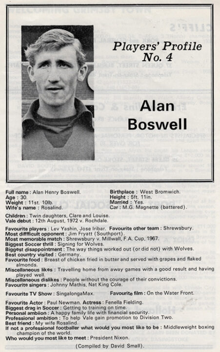 Alan Boswell interview