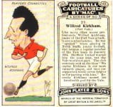 Wilf Kirkham - Port Vale - Cigarette card