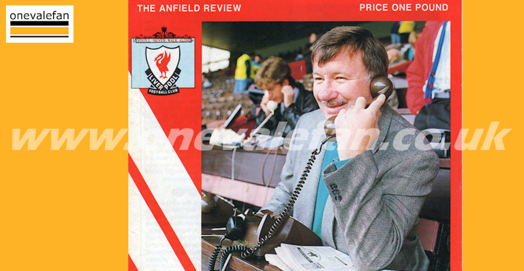 A look at the Liverpool v Port Vale, 1991 match programme
