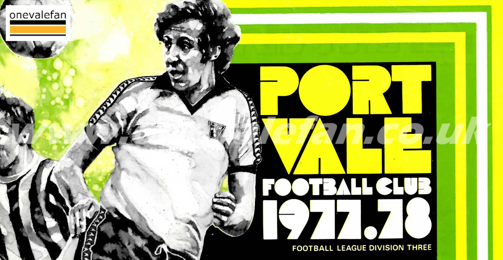 Read the Port Vale v Peterborough match programme, 1977