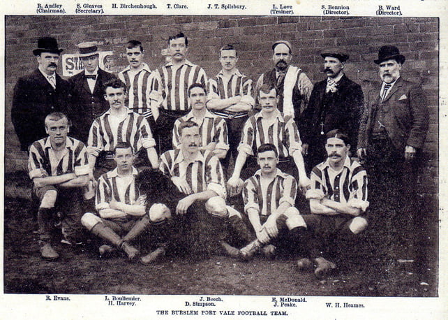 Port Vale team 1892
