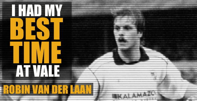 Van der Laan: I had my best time at Vale Park