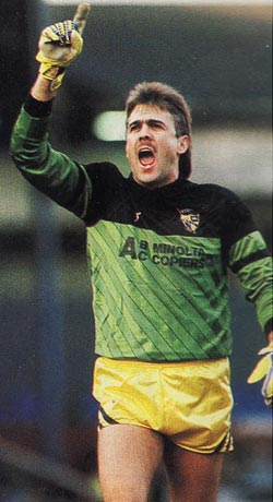 Port Vale goalkeeper Mark Grew