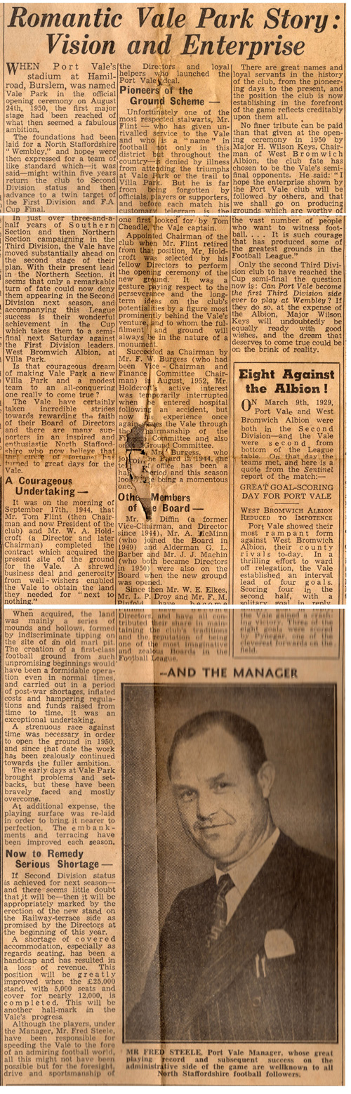FA Cup semi-final special in the Sentinel - Vision & Enterprise - press clipping