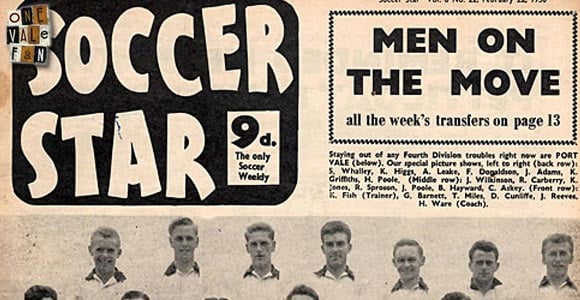 Port Vale: 1958 soccer stars