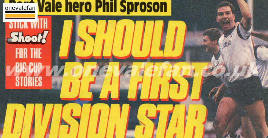 The Phil Sproson revelation in Shoot magazine