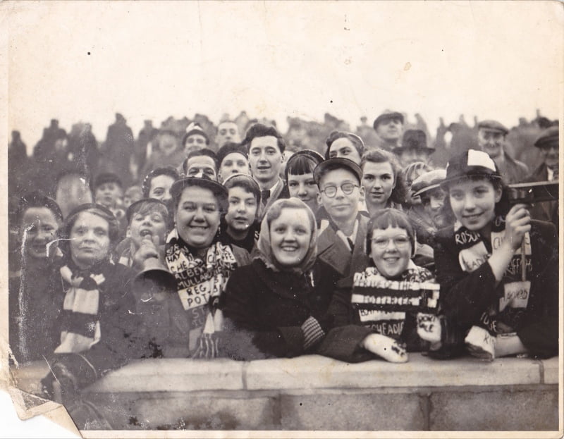 On the Vale Park terraces - another crowd shot
