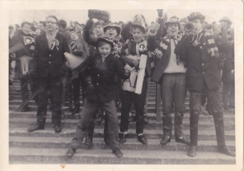On the Vale Park terraces - younger fans