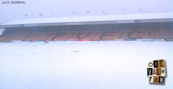 Vale’s match against Bradford is called off