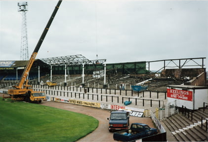 Demolition work begins