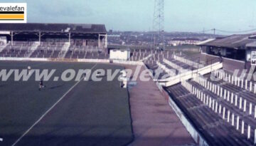 Lorne Street terracing - Vale Park stadium