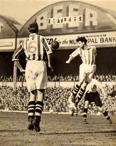 The West Brom defence head clear The West Brom defence head clear