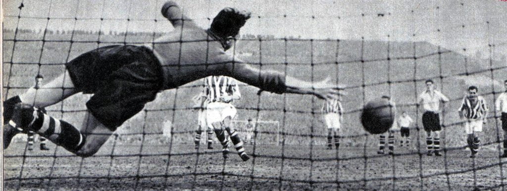 Vale keeper Ray King is beaten from the spot for Albion's winner Vale keeper Ray King is beaten from the spot for Albion's winner