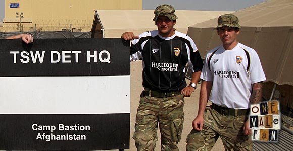 Show your support to the Vale duo on active duty