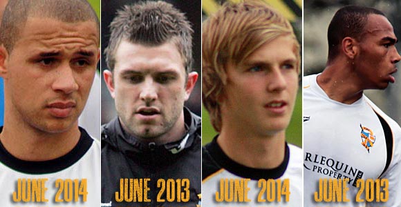 Which Vale stars are out of contract?