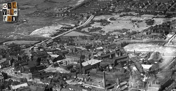Photo shows Burslem without Vale Park