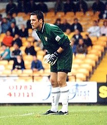 Port Vale goalkeeper Mark Goodlad