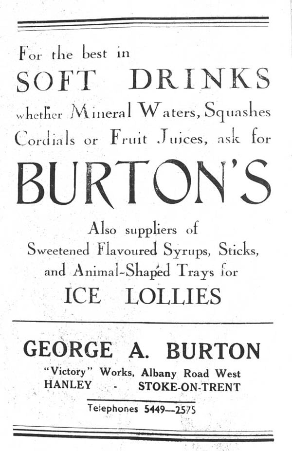 Port Vale v Brighton, 1949 - matchday programme