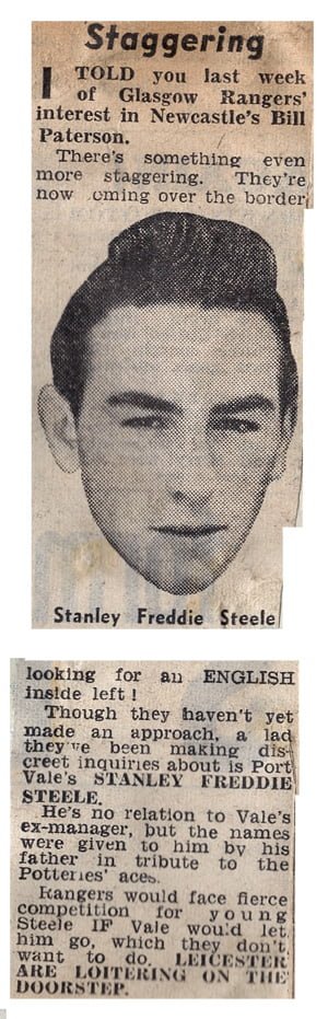 Stan Steele rumour - press clipping