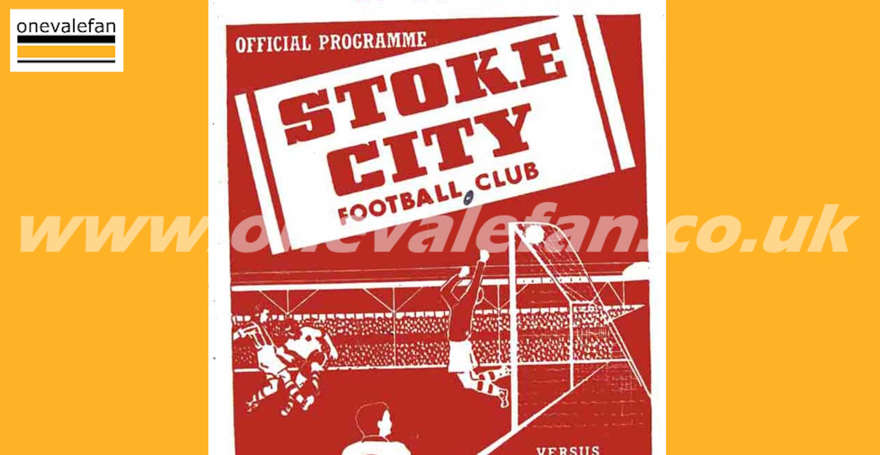 Read the Stoke City v Port Vale, 1954 matchday programme
