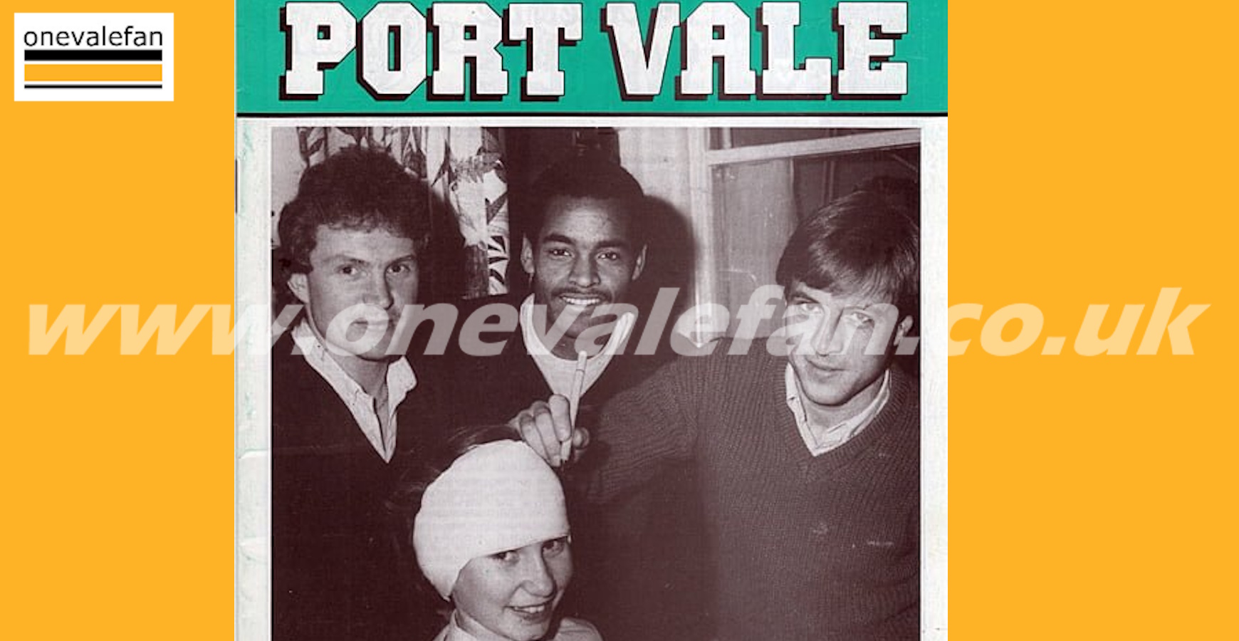 Read the Port Vale v Wimbledon programme, 1984