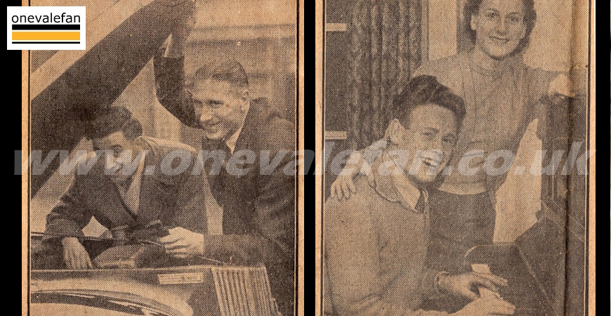 The 1954 side pictured at home…