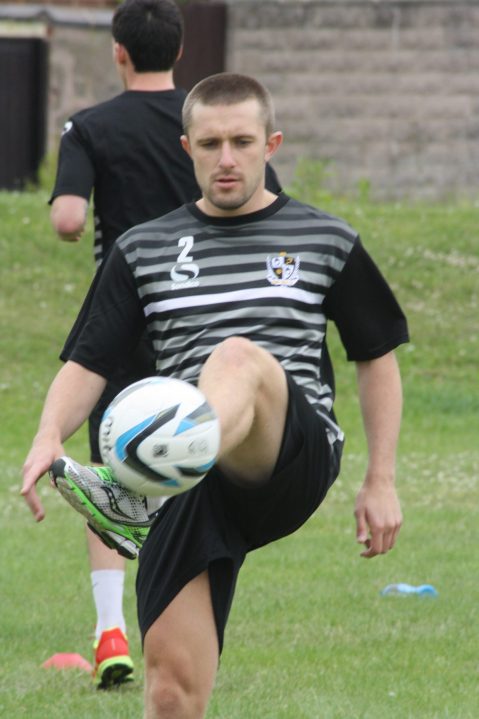 Port Vale's Adam Yates in pre-season training