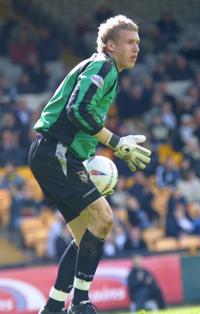 Port Vale goalkeeper Jonathan (Jonny) Brain