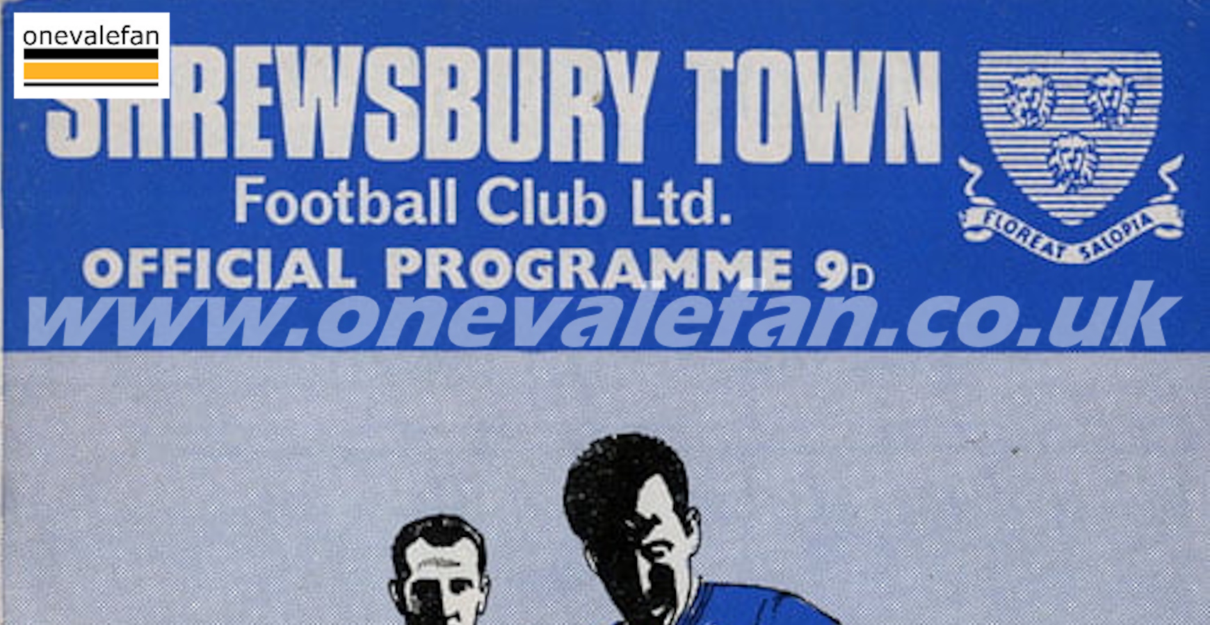 Read the Shrewsbury Town v Port Vale programme from 1968