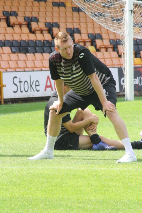 Port Vale defender Chris Robertson