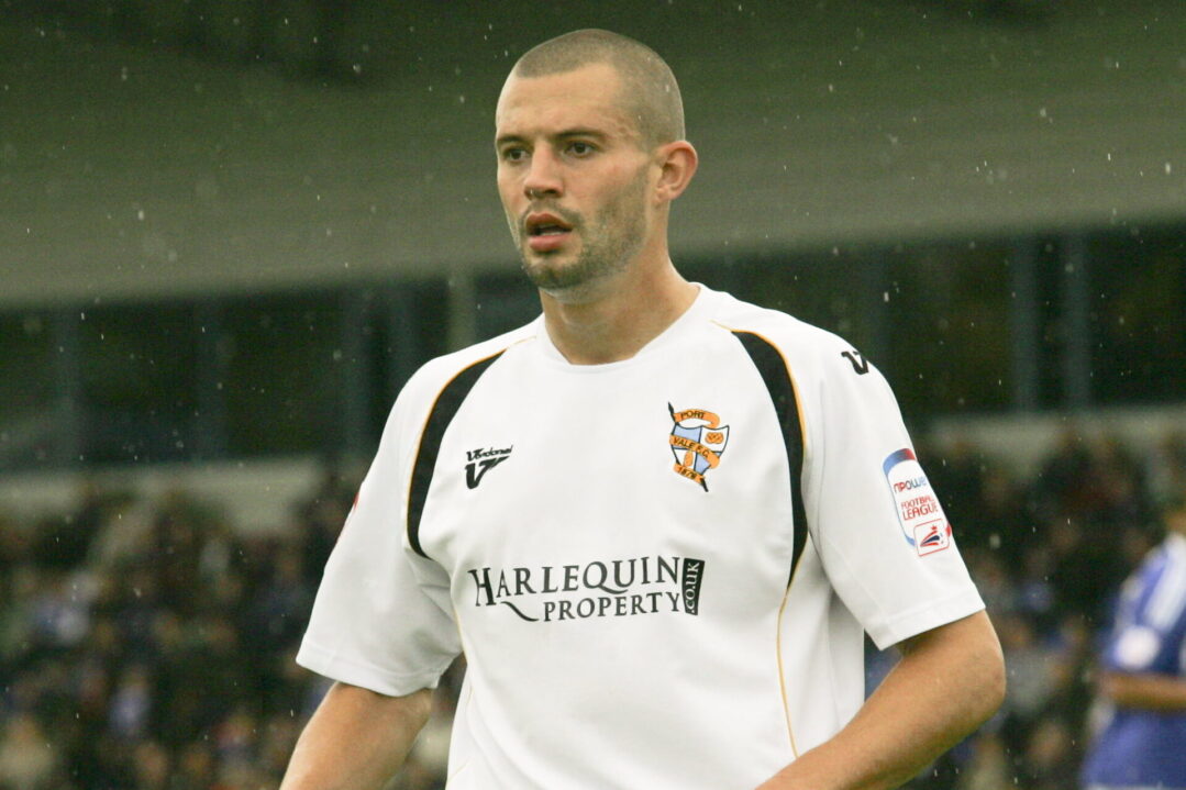 Port Vale striker Marc Richards
