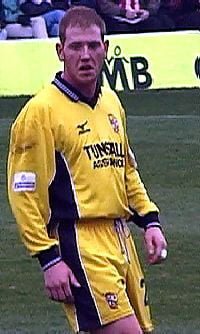 Port Vale striker Steve Brooker