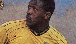 Port Vale striker Darren Beckford