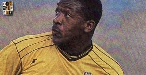 Port Vale striker Darren Beckford