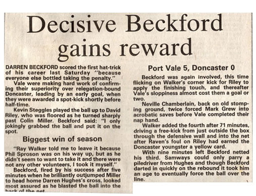Doncaster press clipping