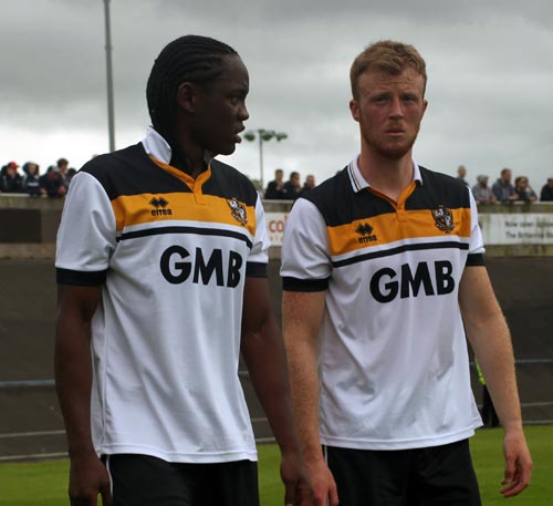 Christopher Mbamba and Sam Kelly