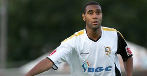 Port Vale striker Leon Constantine