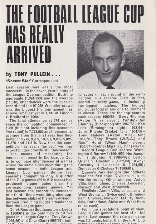 Portsmouth v Port Vale matchday programme, 1967