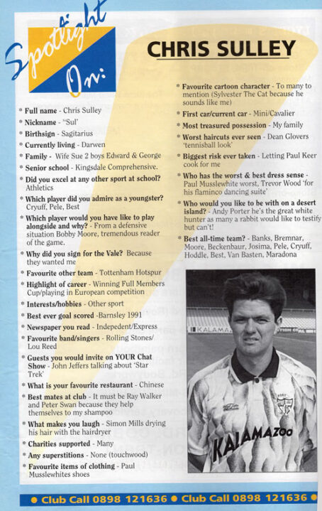 Chris Sulley interview