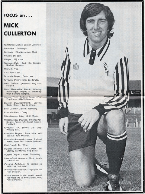 Mick Cullerton interview