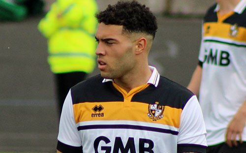 Port Vale striker Anton Forrester - AS Photos