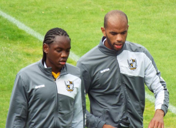 Chris Mbamba and Rigino Cicilia - Port Vale - AS Photos