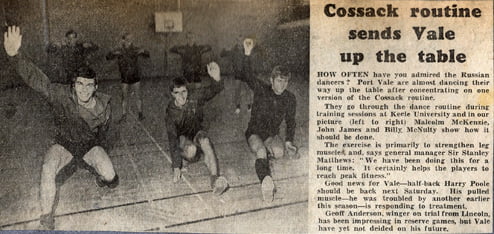Cossack routine - press clipping