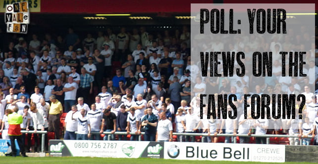 Poll: Your views on the Fans Forum