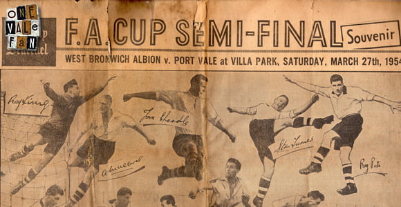Port Vale 1954 FA Cup semi-final: the Sentinel’s preview