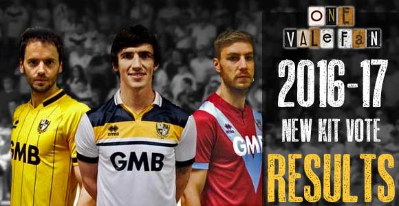 Vote result: fans give seal of approval to new Port Vale kit designs