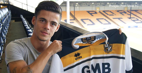 Port Vale announce signing of Monaco midfielder