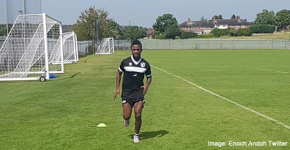 Enoch Andoh returns to training