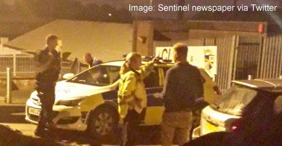 Police cordon reportedly in place after grenade found at Vale Park
